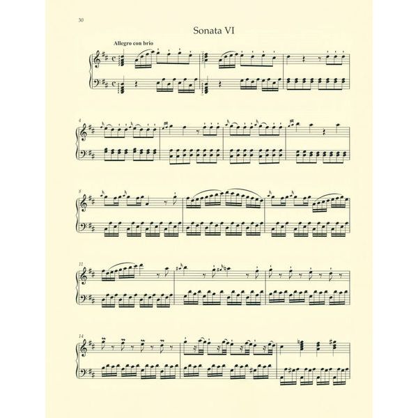 Bärenreiter Myslivecek 6 Leichte Sonaten