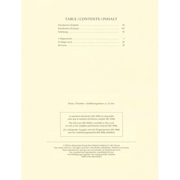 Bärenreiter Ravel Concerto für Klavier