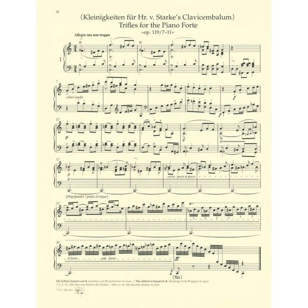 Bärenreiter Beethoven Sämtliche Bagatellen