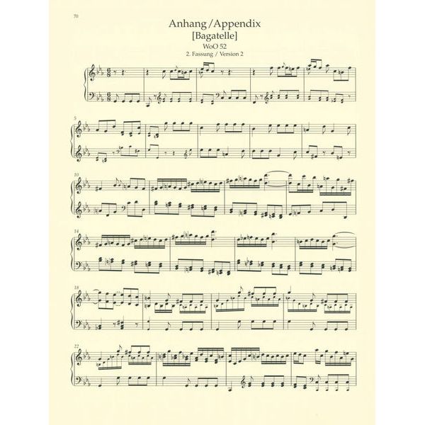 Bärenreiter Beethoven Sämtliche Bagatellen