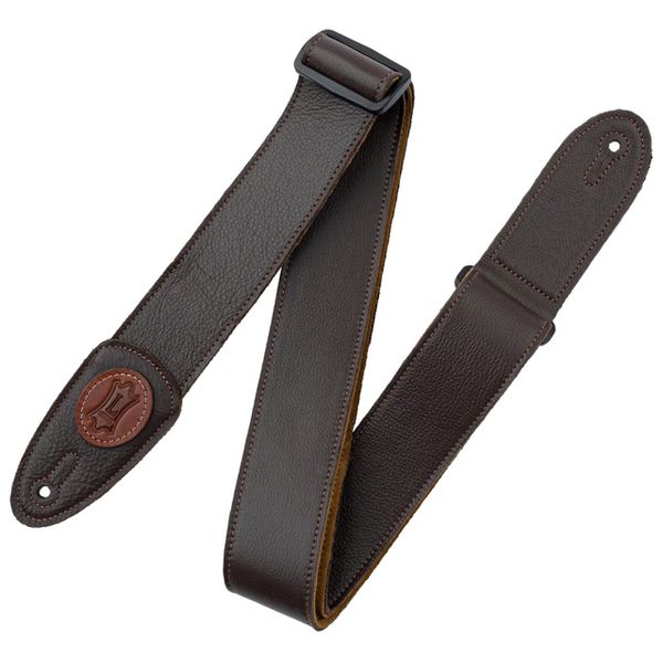 Levys Tri Glide 2" Leather Strap DBR