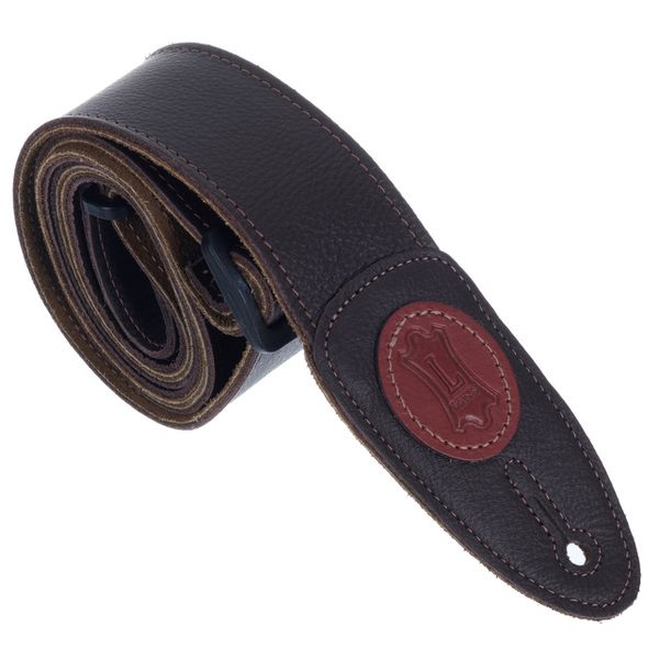 Levys Tri Glide 2" Leather Strap DBR