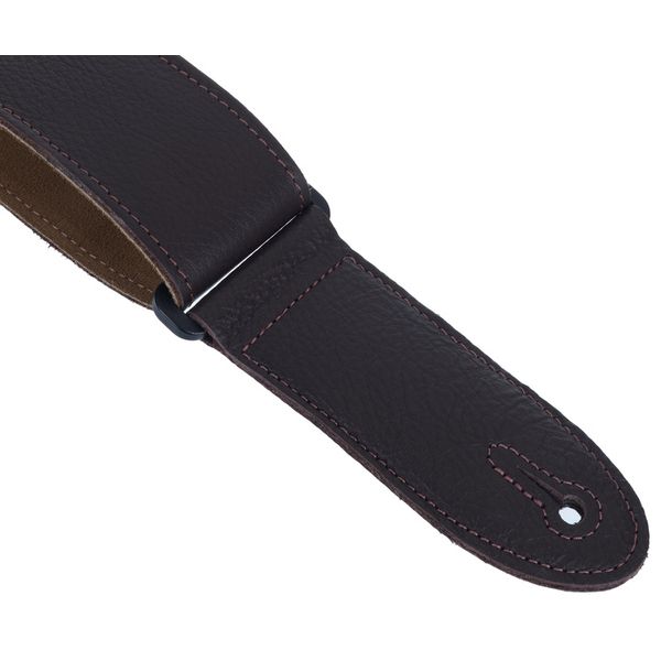 Levys Tri Glide 2" Leather Strap DBR