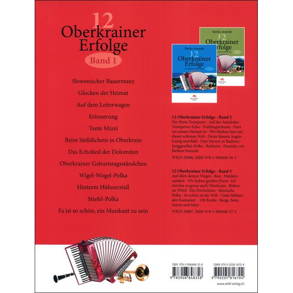Edition Walter Wild Avsenik 12 Oberkrainer 1