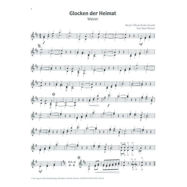 Edition Walter Wild Avsenik 12 Oberkrainer 1
