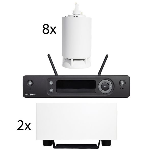 Spottune 8x Omni Track 2x Sub Wh Bundle