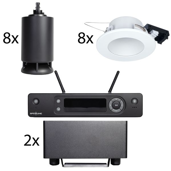 Spottune 8x Omni Track 2x Sub Bk Bundle