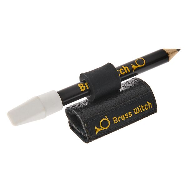 Brass Witch Pencil Holder Small