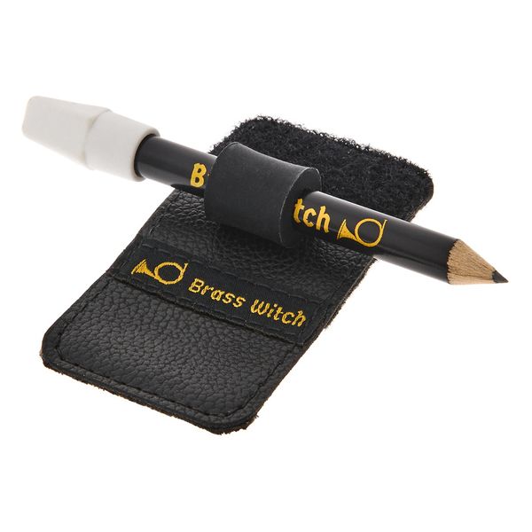 Brass Witch Pencil Holder Small