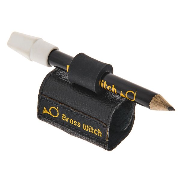 Brass Witch Pencil Holder Medium