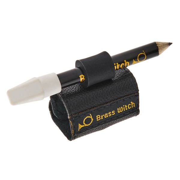 Brass Witch Pencil Holder Medium