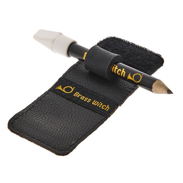 Brass Witch Pencil Holder Medium