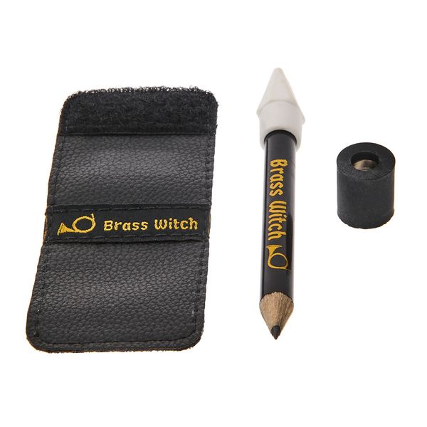 Brass Witch Pencil Holder Medium