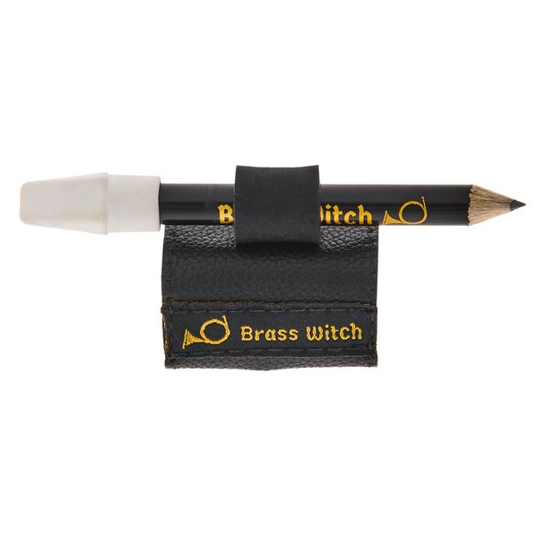 Brass Witch Pencil Holder Medium