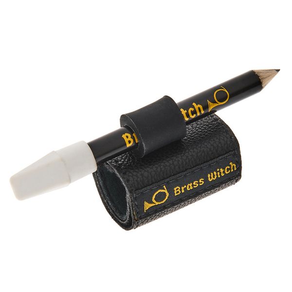 Brass Witch Pencil Holder Large