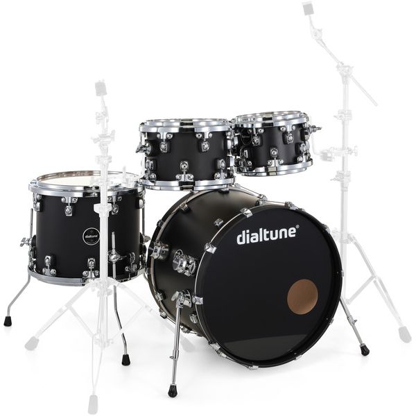 Dialtune 4-pcs Maple Set Matte Black