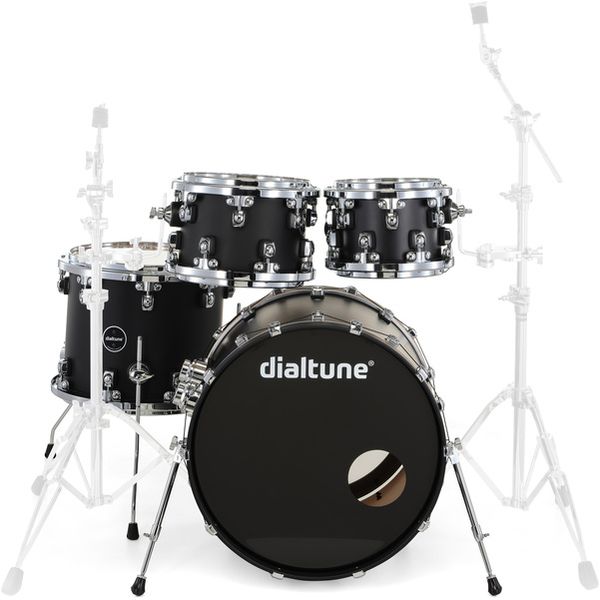 Dialtune 4-pcs Maple Set Matte Black