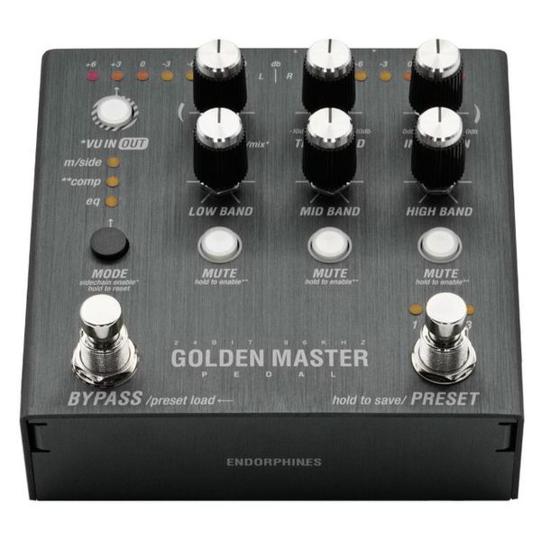 Endorphin.es Golden Master Pedal Black