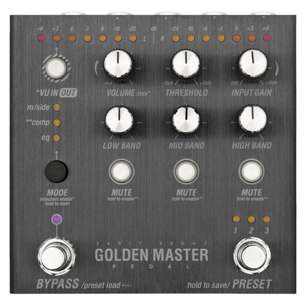 Endorphin.es Golden Master Pedal Black