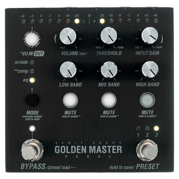 Endorphin.es Golden Master Pedal Black