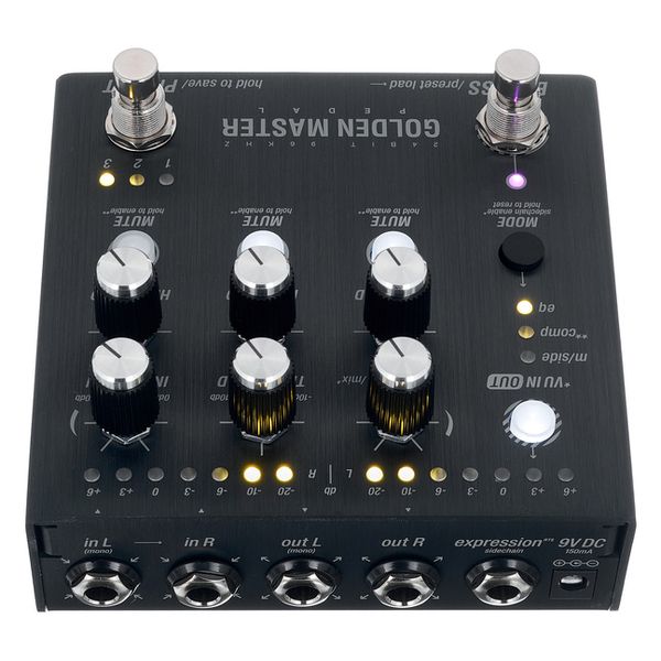 Endorphin.es Golden Master Pedal Black