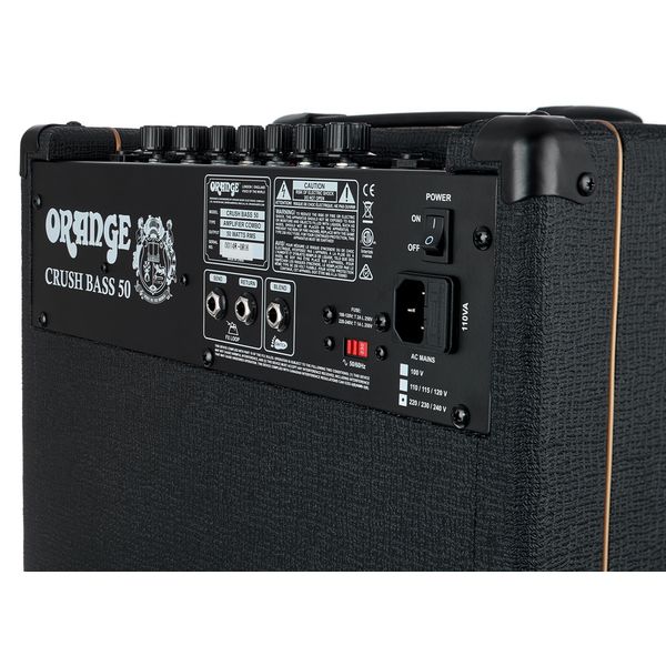 Orange Crush Bass 50 Black Bundle