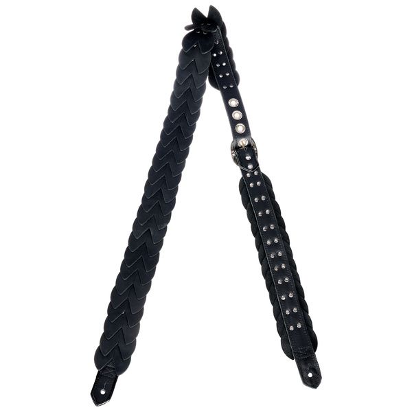 Jodi Head Guitar Straps Coney Island Black / Black