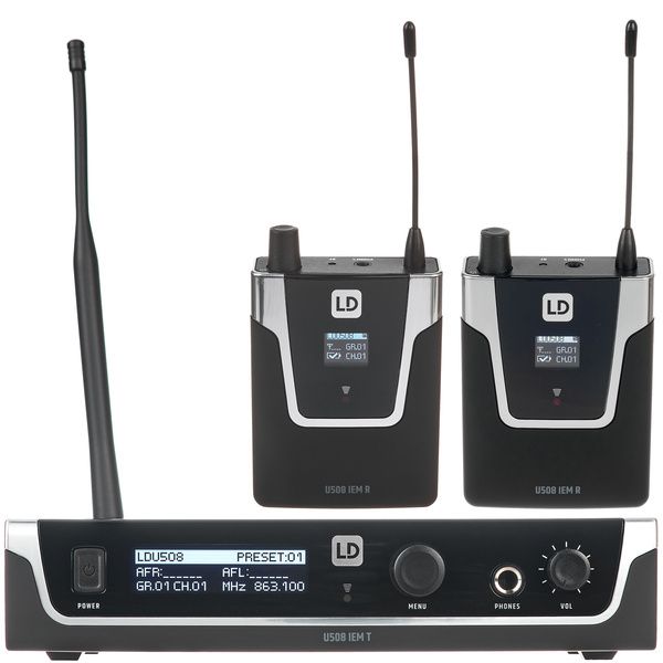 LD Systems U508 IEM Twin Bundle