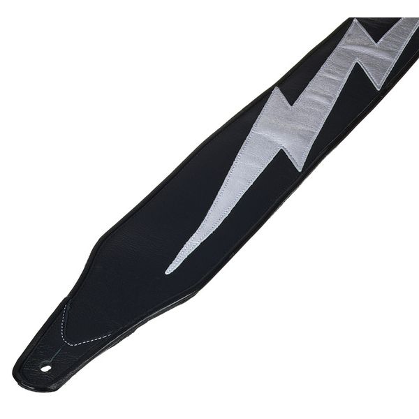 Jodi Head Guitar Straps Big Bolt Black Silver