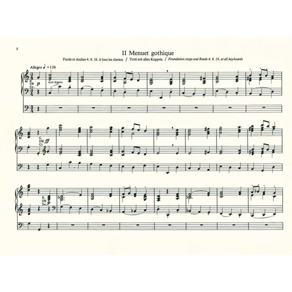 Schott Boellmann Suite Gothique