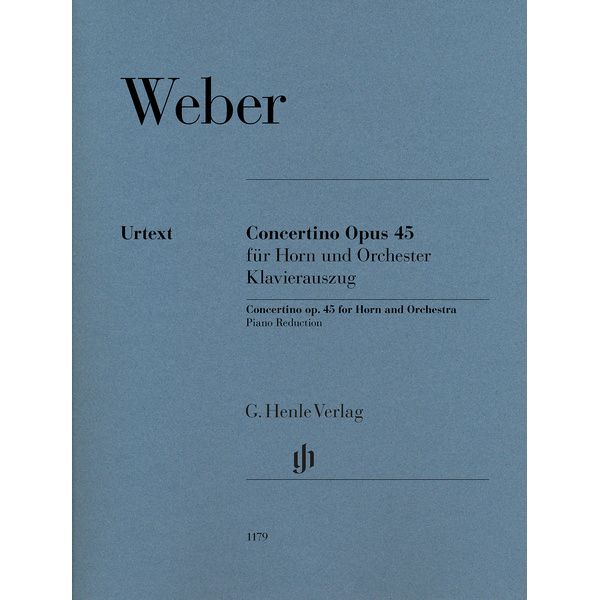 Henle Verlag Weber Concertino op.45 Horn