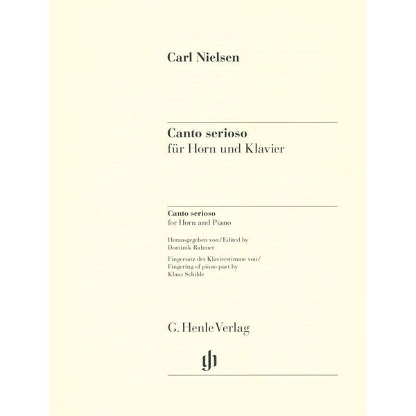 Henle Verlag Nielsen Canto Serioso for Horn