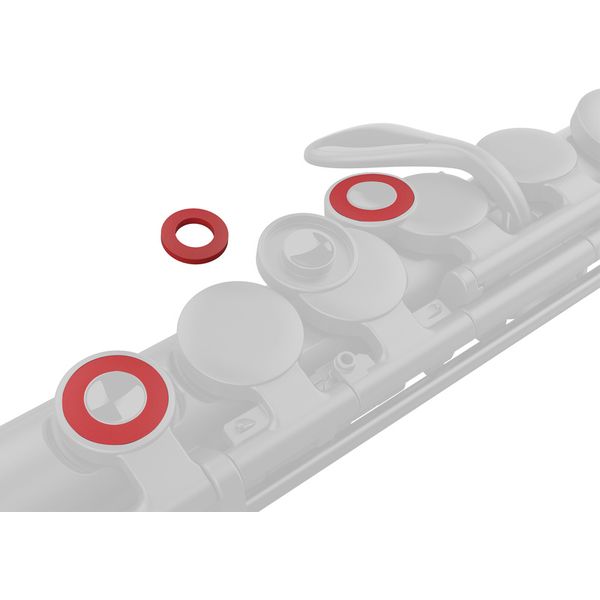Nuvo Band Plugs for Flute Red