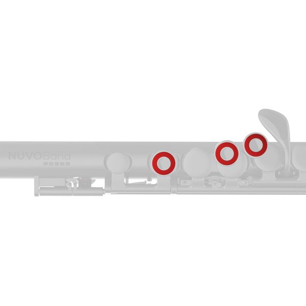 Nuvo Band Plugs for Flute Red