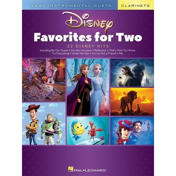 Hal Leonard Disney Favorites Two Clarinets