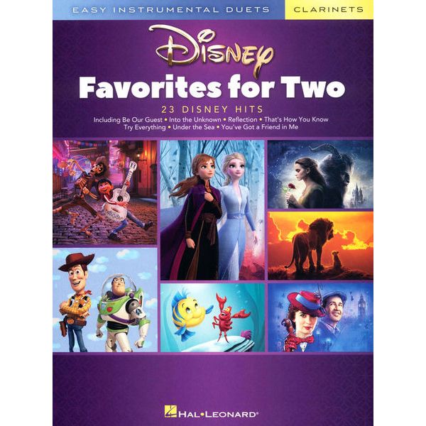 Hal Leonard Disney Favorites Two Clarinets