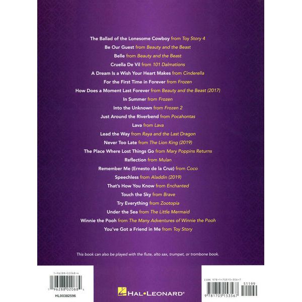 Hal Leonard Disney Favorites Two Clarinets