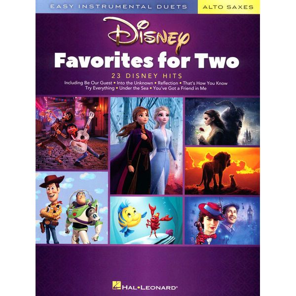 Hal Leonard Disney Favorites Two Alto Sax