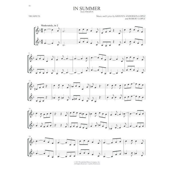 Hal Leonard Disney Favorites Two Trumpet