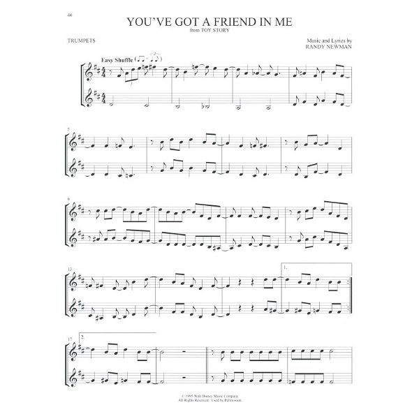 Hal Leonard Disney Favorites Two Trumpet