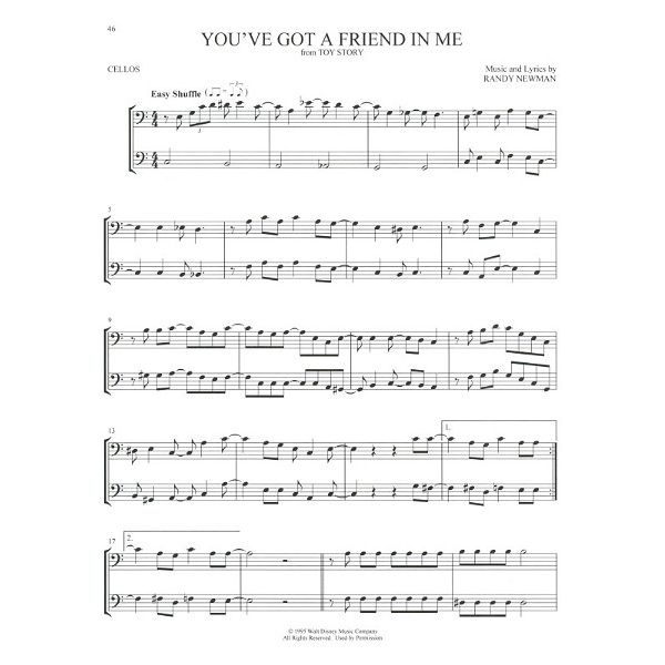 Hal Leonard Disney Favorites Two Cello