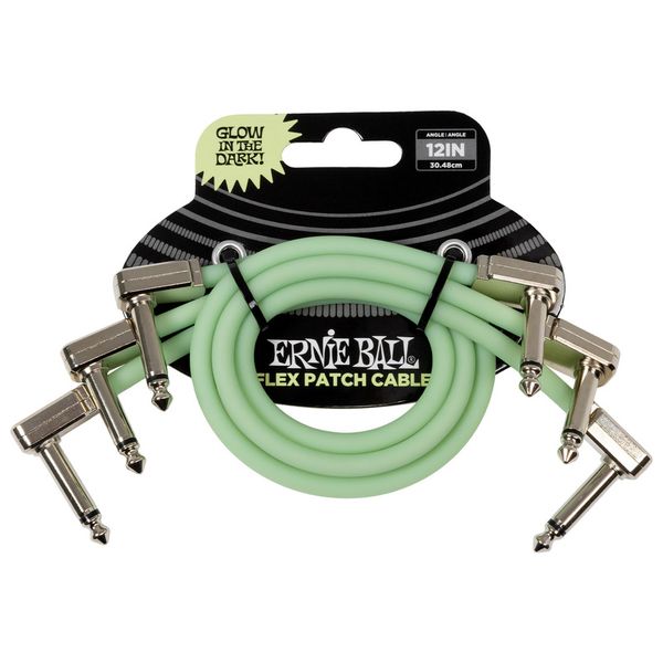 Ernie Ball Flex Patch Cable 12" GID Set