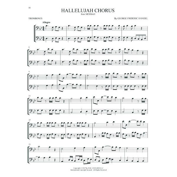 Hal Leonard Classical Themes Two Trombones