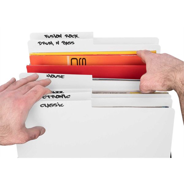 Glorious Vinyl LP Divider Set White