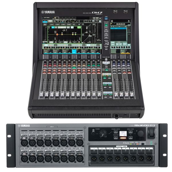 Yamaha DM7 Compact/RIO1608-D3 Bundle