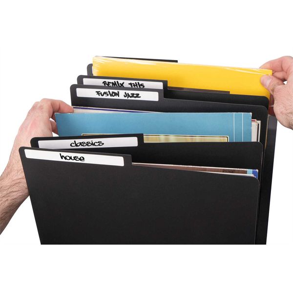 Glorious Vinyl LP Divider Set Black