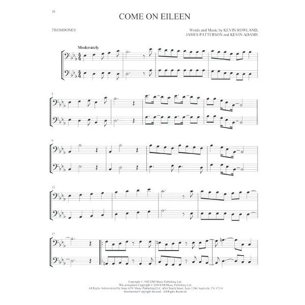 Hal Leonard Classic Rock Two Trombones