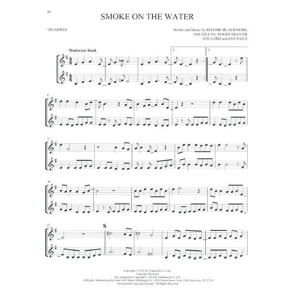 Hal Leonard Classic Rock Two Trumpets