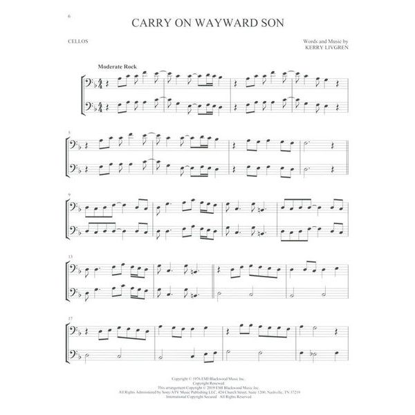 Hal Leonard Classic Rock Two Cellos
