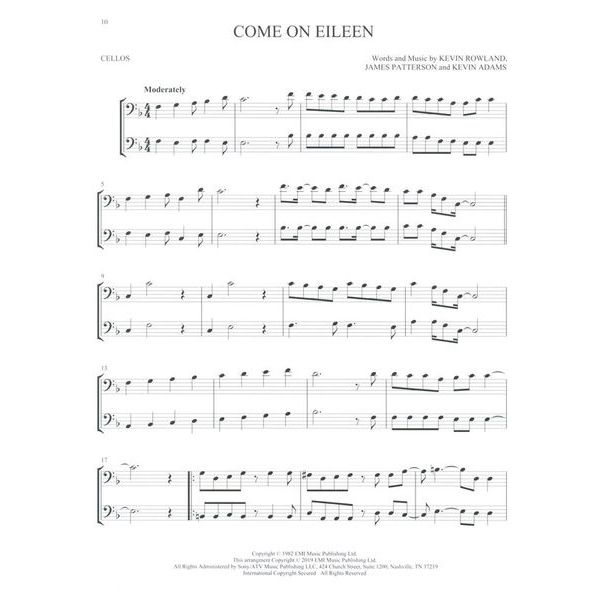 Hal Leonard Classic Rock Two Cellos